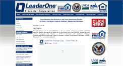 Desktop Screenshot of leaderonehomeloans.com